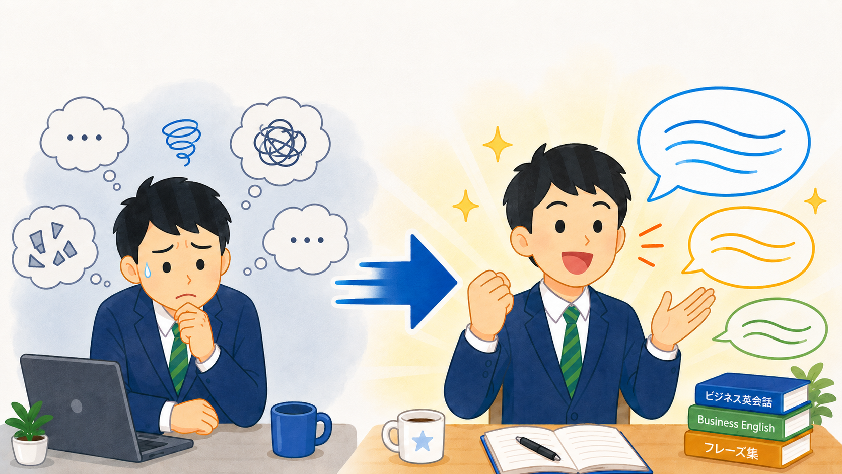 英語に詰まる→スッとでるに変化