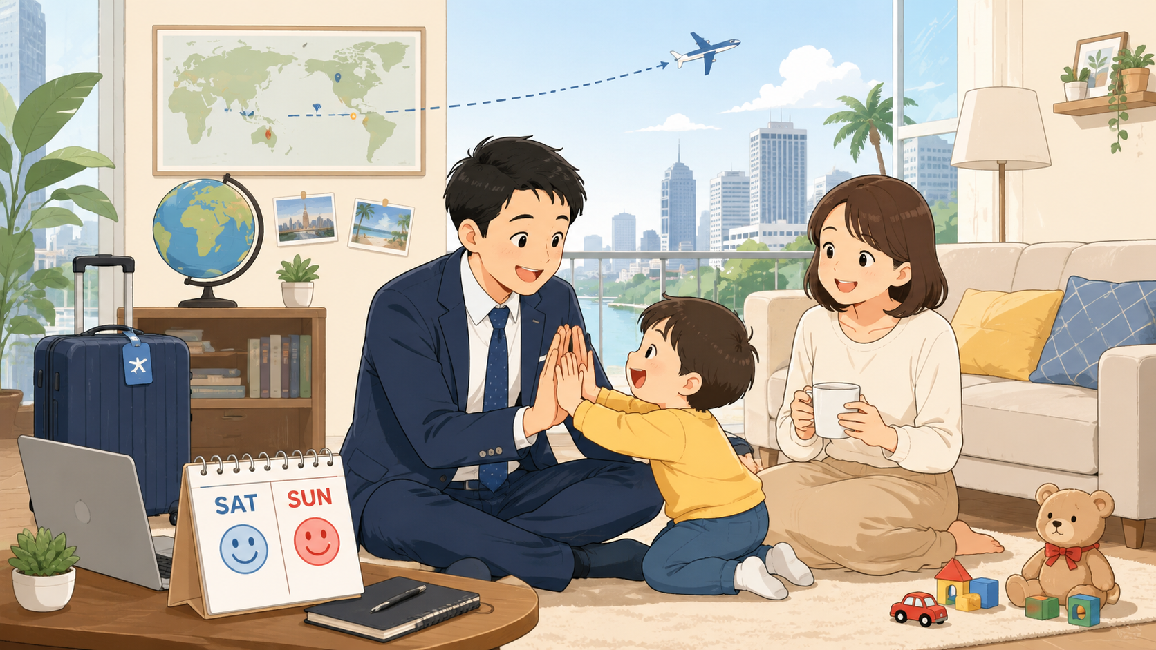 海外赴任者にとって家庭の安定性を築く能力は重要です